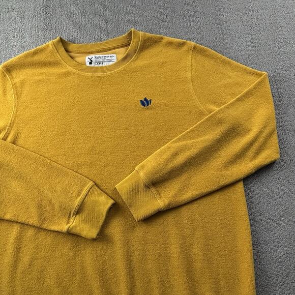 Dutch Bros Sweater Adult Large Yellow Long Sleeve Casual Coffee Men's - Picture 4 of 14